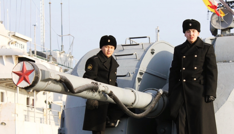 Моряки ракетно-артиллерийской боевой части (БЧ-2)
